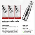 Đầu vòi tăng áp 3 chế độ phun chống văng nước cao cấp