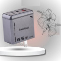 Bộ sạc Basefast Type C 3 cổng 65w sạc nhanh tiết kiệm thời gian