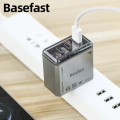 Bộ sạc Basefast Type C 3 cổng 65w sạc nhanh tiết kiệm thời gian