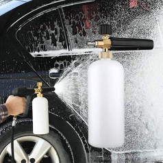 Bình phun tạo bọt tuyết rửa xe chuyên nghiệp tại nhà, Bộ Súng Ren 22mm