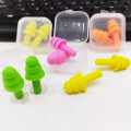 Nút bịt tai chống ồn chất liệu silicon giúp ngủ ngon giấc, bảo vệ tai
