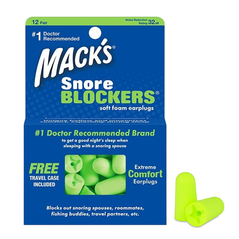 Nút bịt tai chống ồn Mack’s Snore Blockers chất liệu siêu mềm, bảo vệ tai
