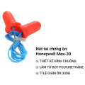 Nút tai chống ồn kèm dây Honeywell Max-30, 1 cái