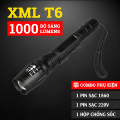 Đèn pin siêu sáng cầm tay T6 có 5 chế độ sáng 
