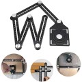 Thước đo 6 góc gấp kiêm định vị đa năng dễ sử dụng
