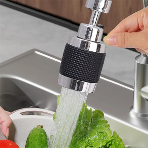 Đầu vòi rửa bát tăng áp xoay 360° tích hợp 3 chế độ phun