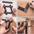 Thước đo 6 góc gấp kiêm định vị đa năng dễ sử dụng