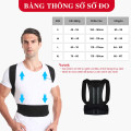 Đai hỗ trợ điều chỉnh tư thế lưng thẳng cho nam, nữ, Size L