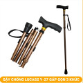 Gậy chống Lucass Y27 điều chỉnh độ cao, chống trượt hiệu quả