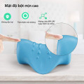 Gối massage cổ vai gáy thiết kế chữ C công thái học hỗ trợ giảm mỏi cổ