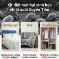 Combo 2 bình xịt ve rệp mạt bụi thảo mộc tiện lợi hỗ trợ vệ sinh chăn ga nệm