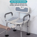 Ghế tắm hỗ trợ người già, phụ nữ mang thai thiết kế gấp gọn, chống trượt