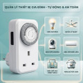 Ổ cắm MT01A-VN hẹn giờ cơ học tự động tiết kiệm điện năng