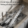 Kệ để dao kéo, dụng cụ nhà bếp chất liệu thép carbon bền chắc
