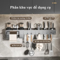 Kệ để dao kéo, dụng cụ nhà bếp chất liệu thép carbon bền chắc