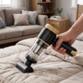 Máy hút bụi cầm tay không dây lực hút mạnh vệ sinh đa năng Shanen, Full bộ máy hút bụi + Túi