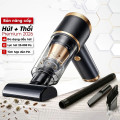 Máy hút bụi cầm tay không dây lực hút mạnh vệ sinh đa năng Shanen, Full bộ máy hút bụi + Túi