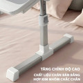 Bàn laptop gọn nhẹ thông minh có ngăn kéo, giá đỡ sách, cổng usb tiện lợi