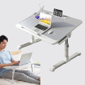 Bàn laptop gọn nhẹ thông minh có ngăn kéo, giá đỡ sách, cổng usb tiện lợi
