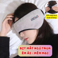 Bịt mắt ngủ vải nhung cao cấp che sáng hỗ trợ ngủ trưa và thư giãn