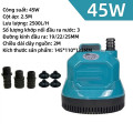 Máy bơm hút đáy bể cá siêu êm hỗ trợ lọc nước và hút cặn, DL-004 (35W)