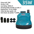Máy bơm hút đáy bể cá siêu êm hỗ trợ lọc nước và hút cặn, DL-004 (35W)