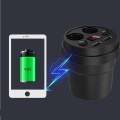 Cốc sạc ô tô 2 cổng USB 6 in 1 sạc nhanh tiện lợi