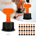 Bộ 50 ke vít cân bằng ốp lát gạch tái sử dụng nhiều lần