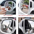 Cặp gương cầu lồi vuông ô tô xóa điểm mù tiện dụng