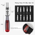 Tua vít đa năng góc xoay 180 độ 10 trong 1 sửa chữa tiện dụng