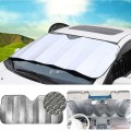 Tấm chắn nắng kính lái ô tô chất liệu xốp phủ bạc cao cấp