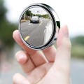 Bộ 2 Gương cầu lồi xóa điểm mù ô tô có khung viền bạc, xoay 360 độ