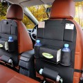 Bộ 2 Túi treo đồ tiện lợi sau lưng ghế ô tô chất liệu da cao cấp, Màu kem
