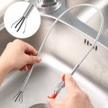 Dụng cụ gắp rác thông tắc cống lò xo đa năng