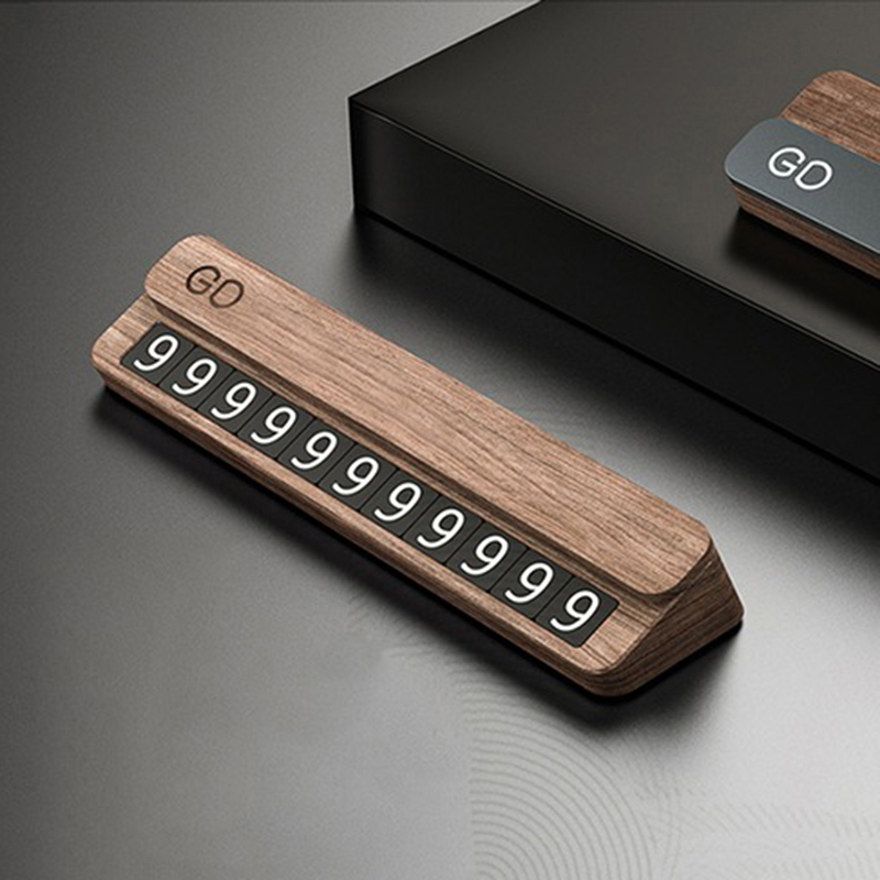 Bảng số điện thoại đặt taplo ô tô có số phát quang và gắn nam châm tiện lợi