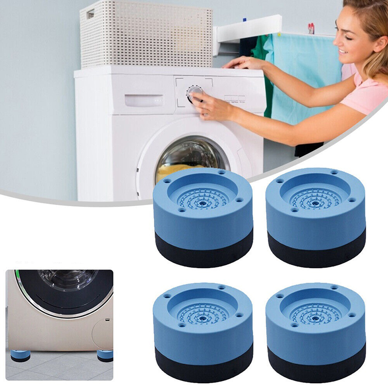 Chân máy giặt 4 miếng đế cao su chống ồn chống rung