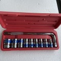 Bộ tuýp khẩu 10 món 1/2" cần L siết mở ốc chuyên dụng