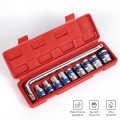 Bộ tuýp khẩu 10 món 1/2" cần L siết mở ốc chuyên dụng