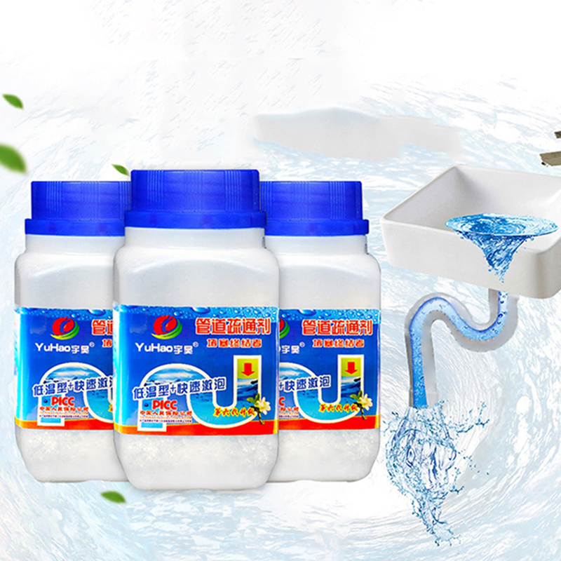 Bột thông cống, thông bồn cầu, lavabo Yuhao chuyên dụng