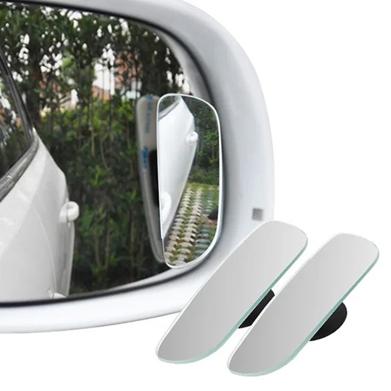 Gương cầu lồi ô tô hình chữ nhật xoay 360 độ