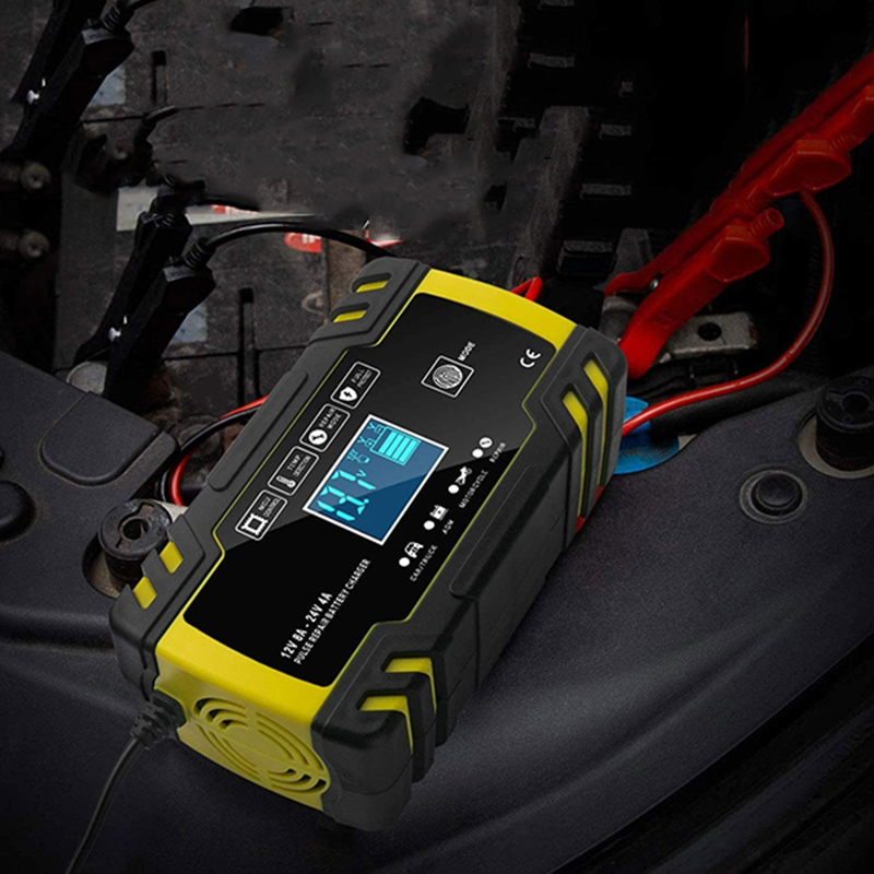 Sạc bình ắc quy 12V, 24V tự ngắt có khử sunfat phục hồi