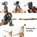 Kéo cắt ghép cành cây 3 chế độ chuyên dụng , Loại không kèm hộp