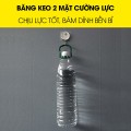 Băng dính cường lực 2 mặt siêu dính chuyên dụng, 1cm