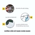 Khăn lau kính nano chống đọng hơi nước, sương mù chuyên dụng, Combo 30 khăn	