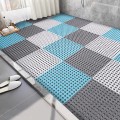Thảm nhựa lót sàn nhà tắm, nhà vệ sinh, chống trơn trượt tiện dụng, Màu ghi