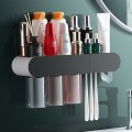 Bộ nhả kem đánh răng sang trọng dính tường siêu chắc, Bộ 2 cốc