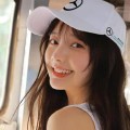 Mũ lưỡi trai thời trang thêu logo cho nam nữ, Màu đen