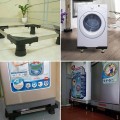 Chân đế đỡ máy giặt, tủ lạnh chống rung, giảm ồn, Loại không có bánh