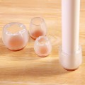 Bộ 4 dụng cụ bọc chân bàn ghế tiện lợi chống trơn trượt, Loại hình tròn size to (25-29mm)
