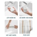 Khăn tắm nén du lịch dùng một lần tiện lợi cotton cao cấp, 1 viên